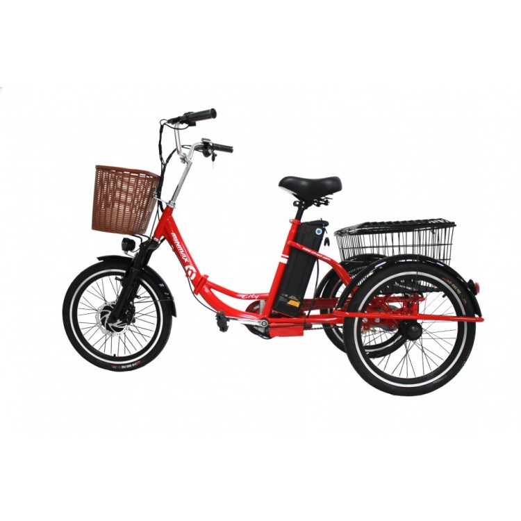 Электровелосипед GreenCamel Трайк-20 (R20 500W 48V 15Ah) Складной фото10